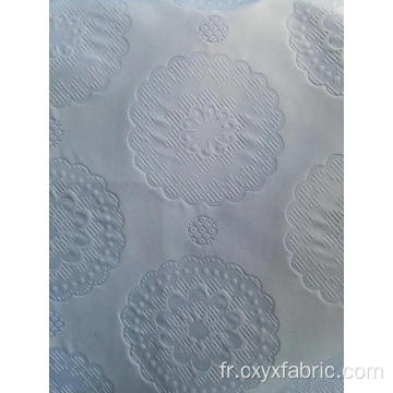 tissu microfibre de polyester pas cher en relief